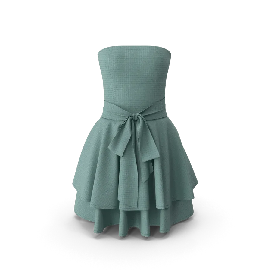 Tiered Mini Dress